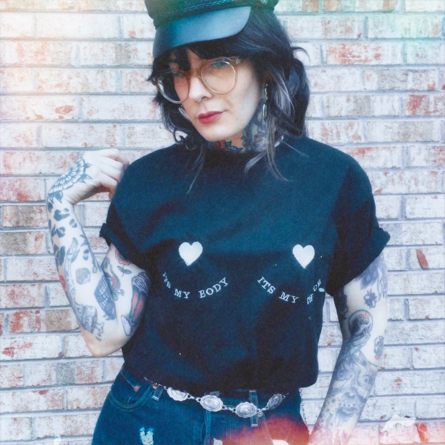 It's My Body, It's My Choice Tata's Embroidered Unisex T-Shirt