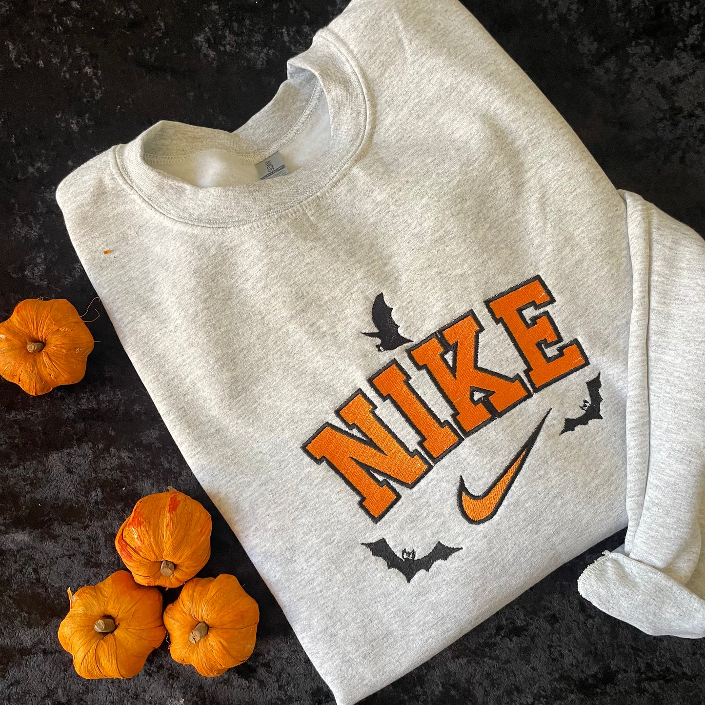 It's fricken bats embroidered Crewneck Sweatshirt