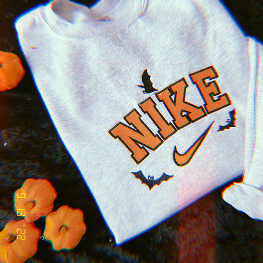 It's fricken bats embroidered Crewneck Sweatshirt