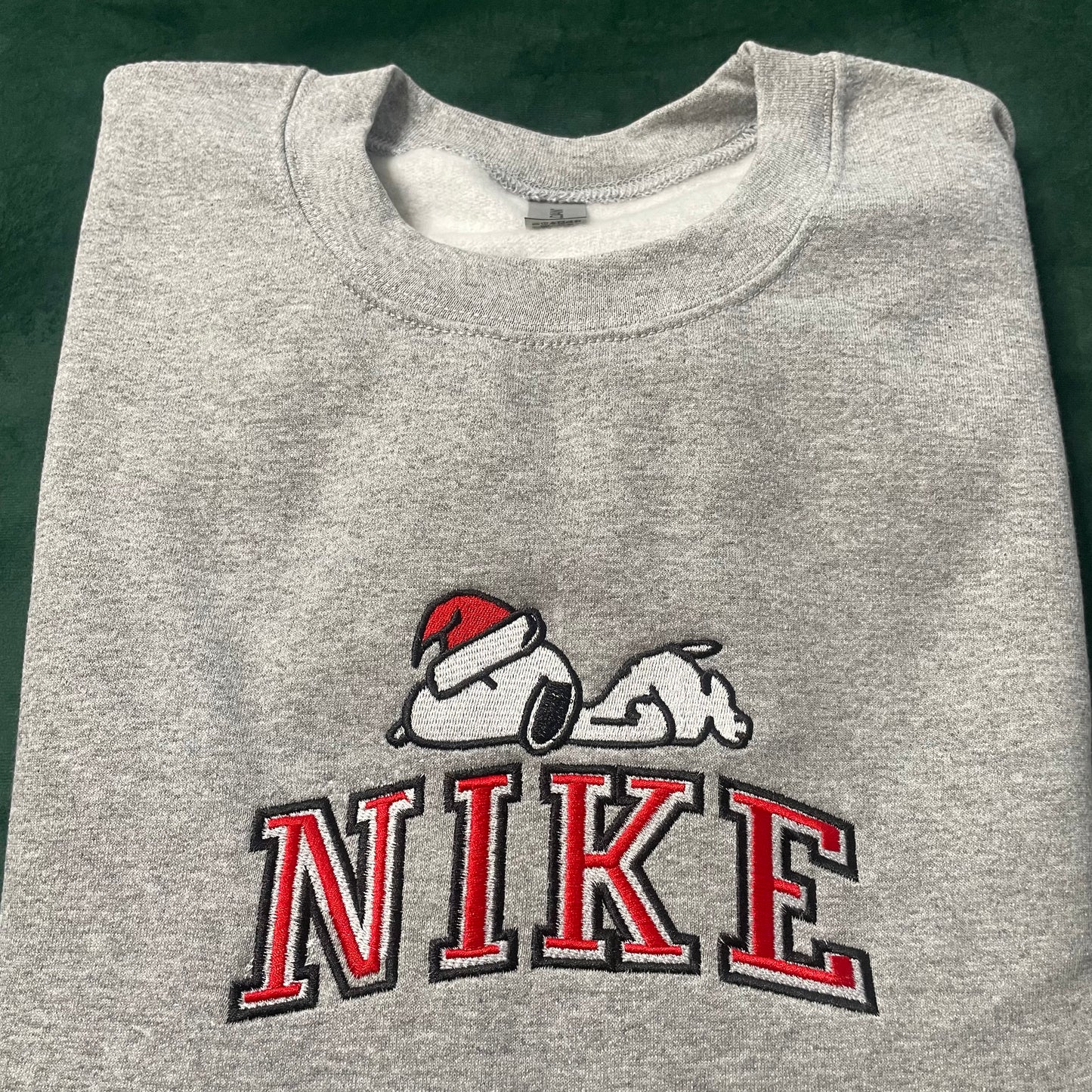 Snoopy embroidered crewneck sweatshirt