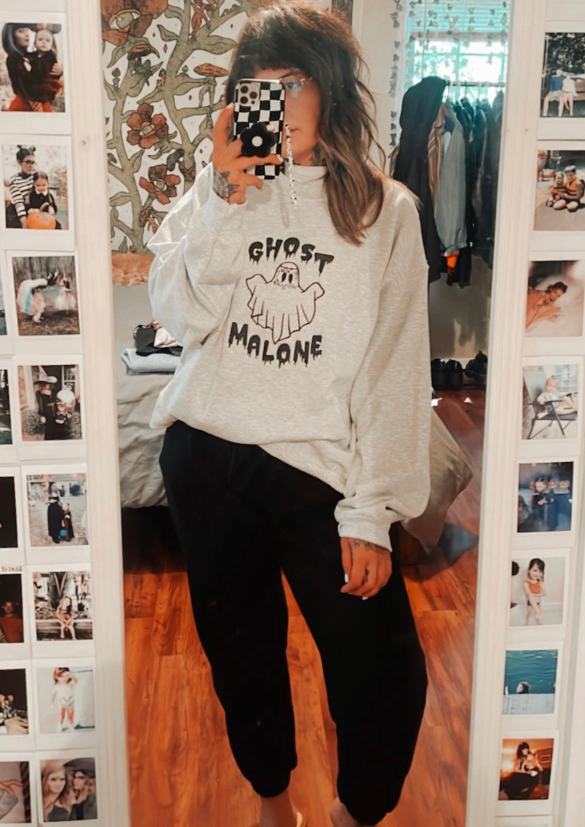 Ghost Malone Crewneck Sweatshirt
